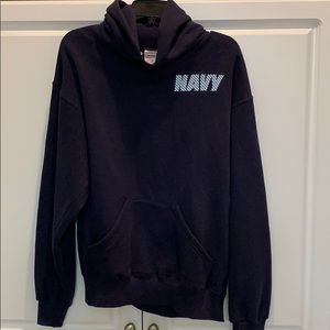 EUC navy hoodie